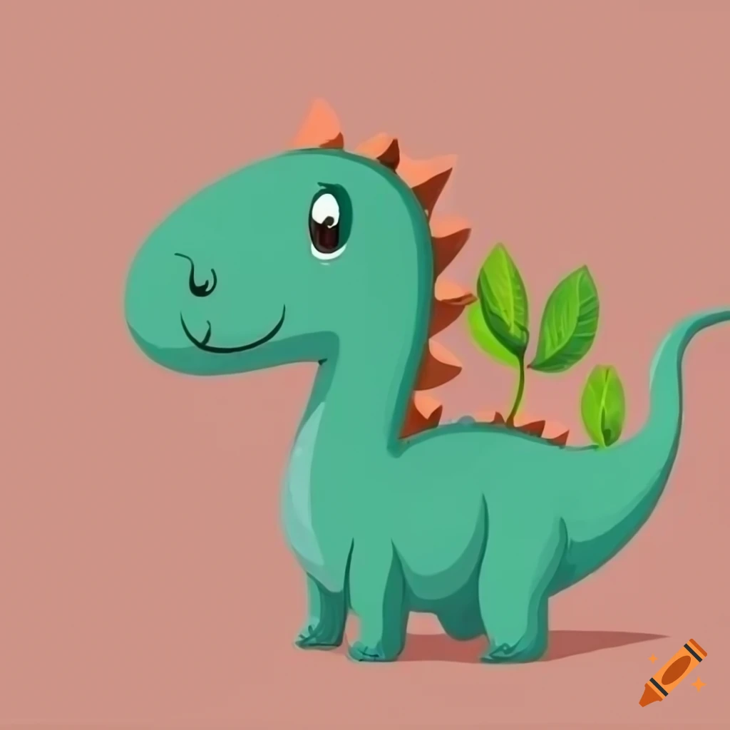 cute green dinosaur background 0059