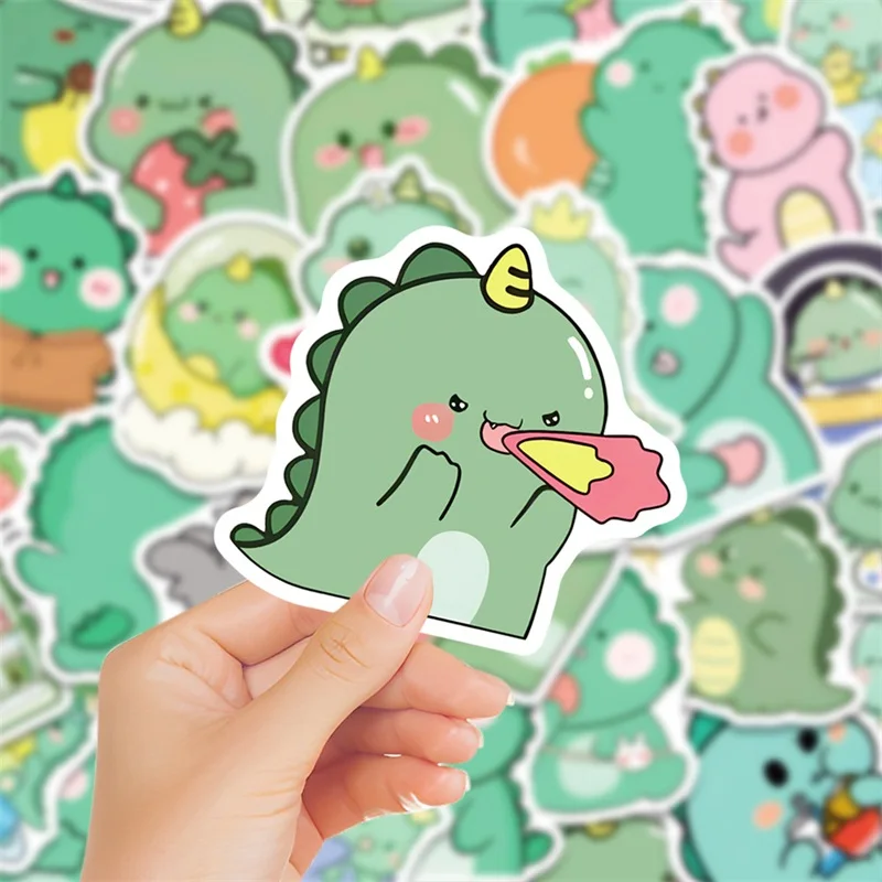 cute green dinosaur background 0073