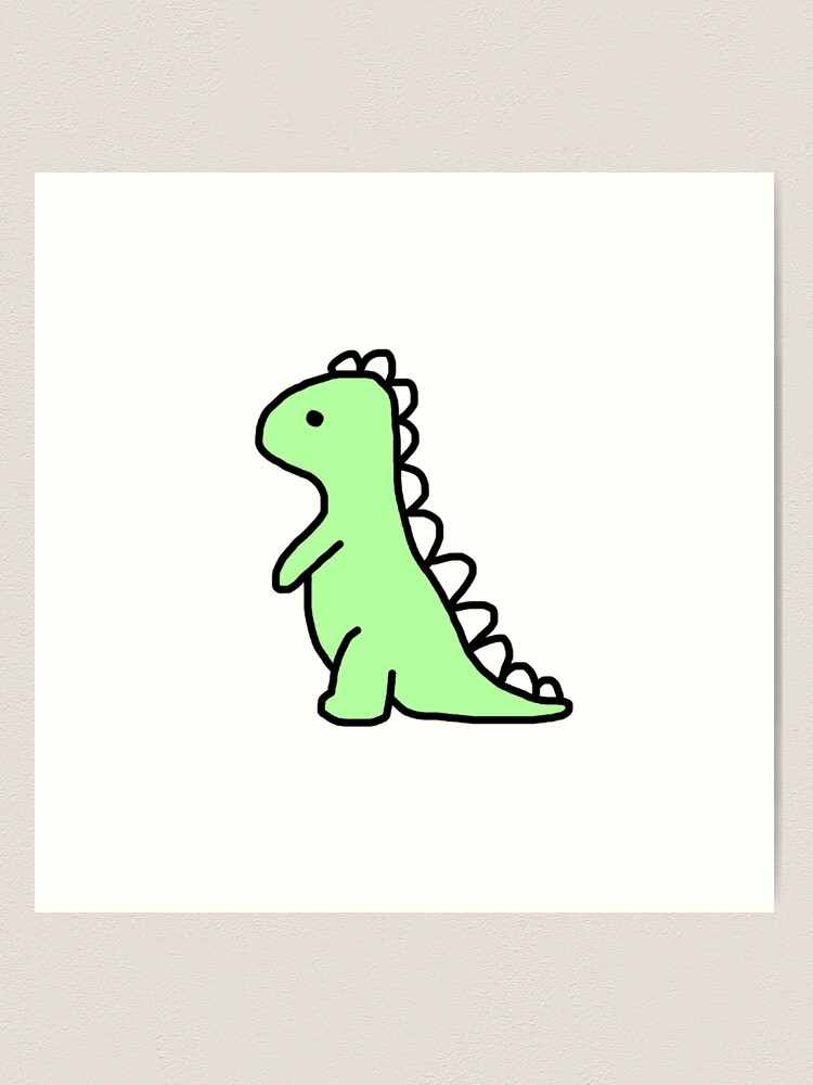 cute green dinosaur background 0075