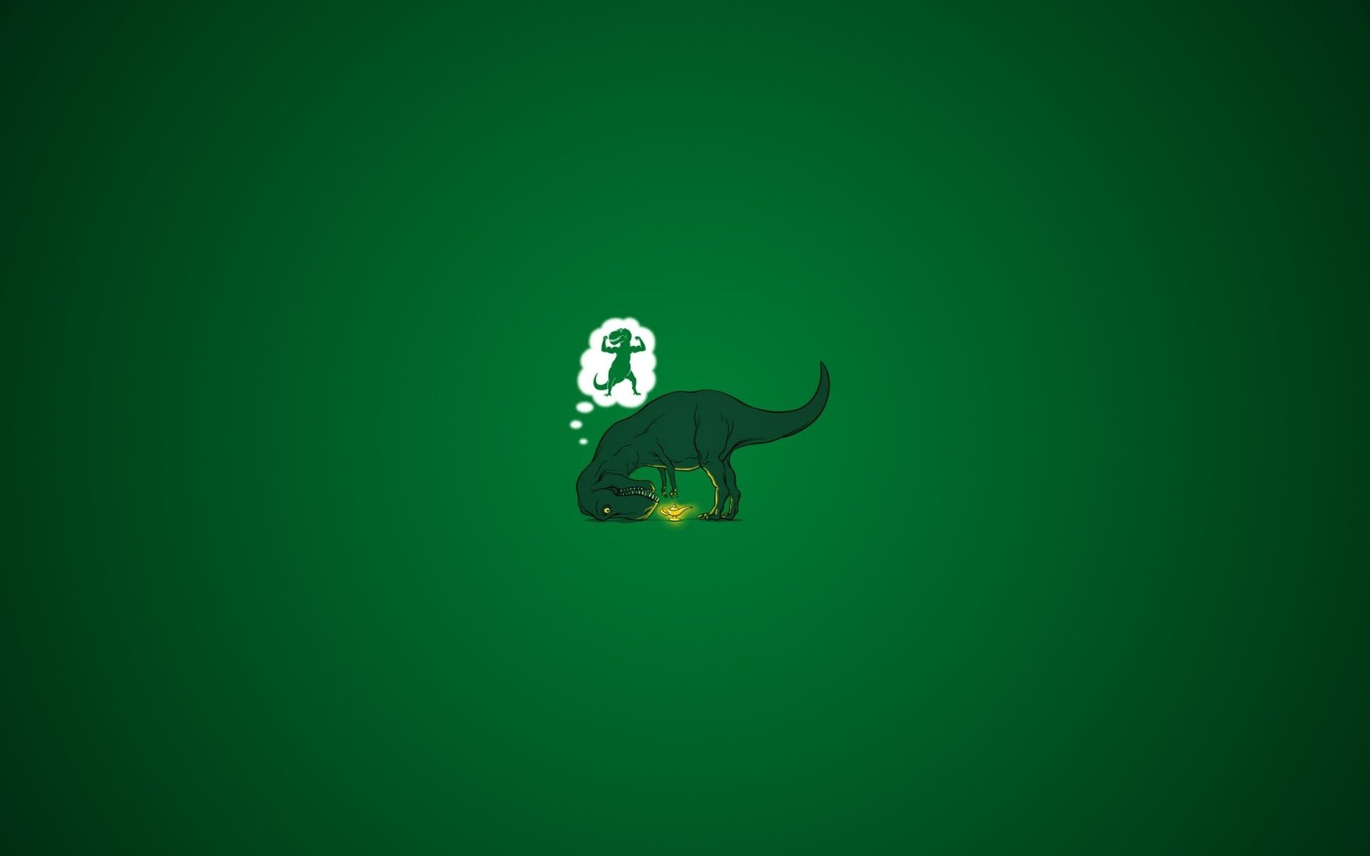 cute green dinosaur background 0077