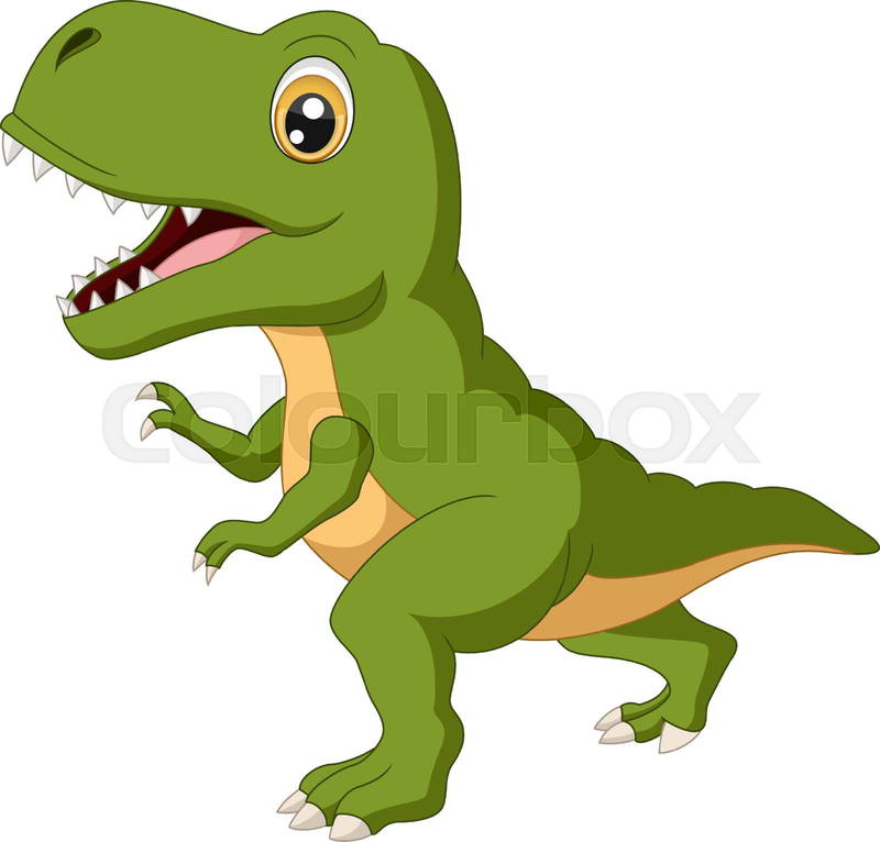 cute green dinosaur background 0085