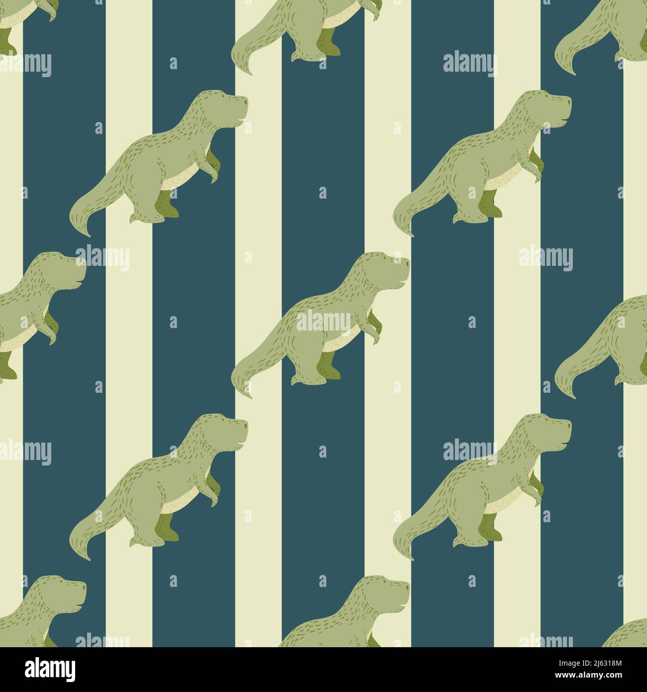 cute green dinosaur background 0086