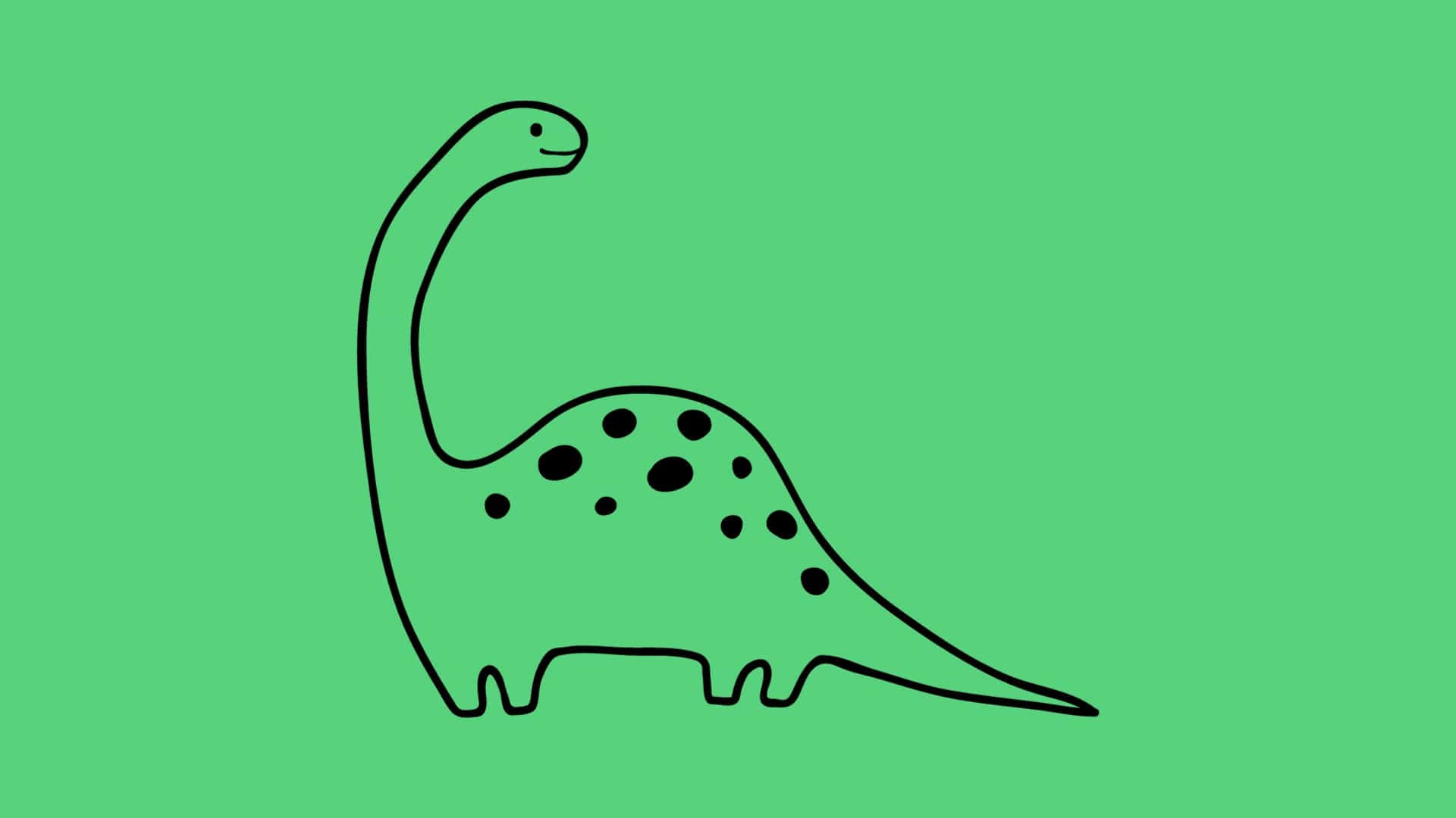 cute green dinosaur background 0089