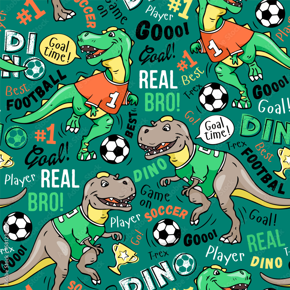 cute green dinosaur background 0096