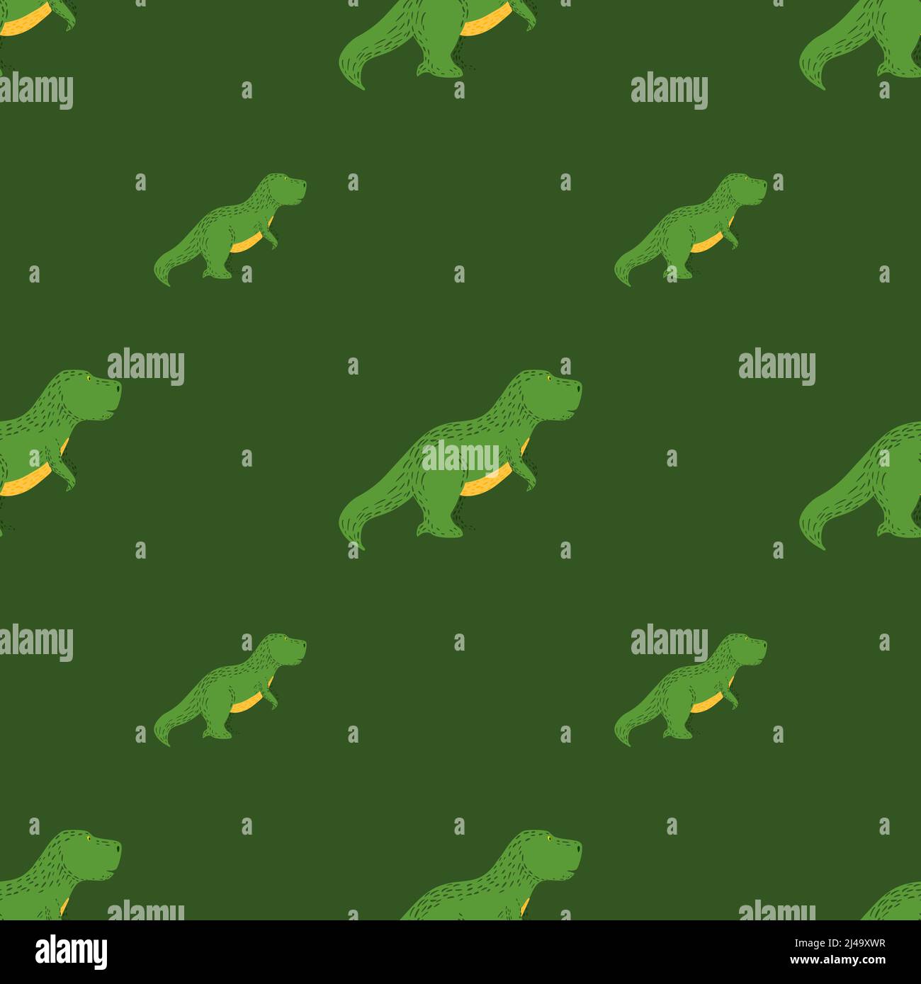 cute green dinosaur background 0097