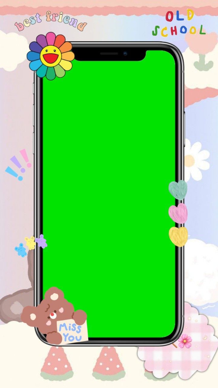 cute green screen backgrounds 0089