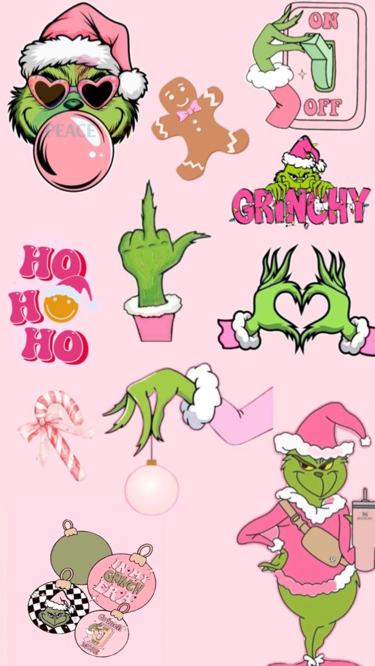 cute Grinch backgrounds for phones