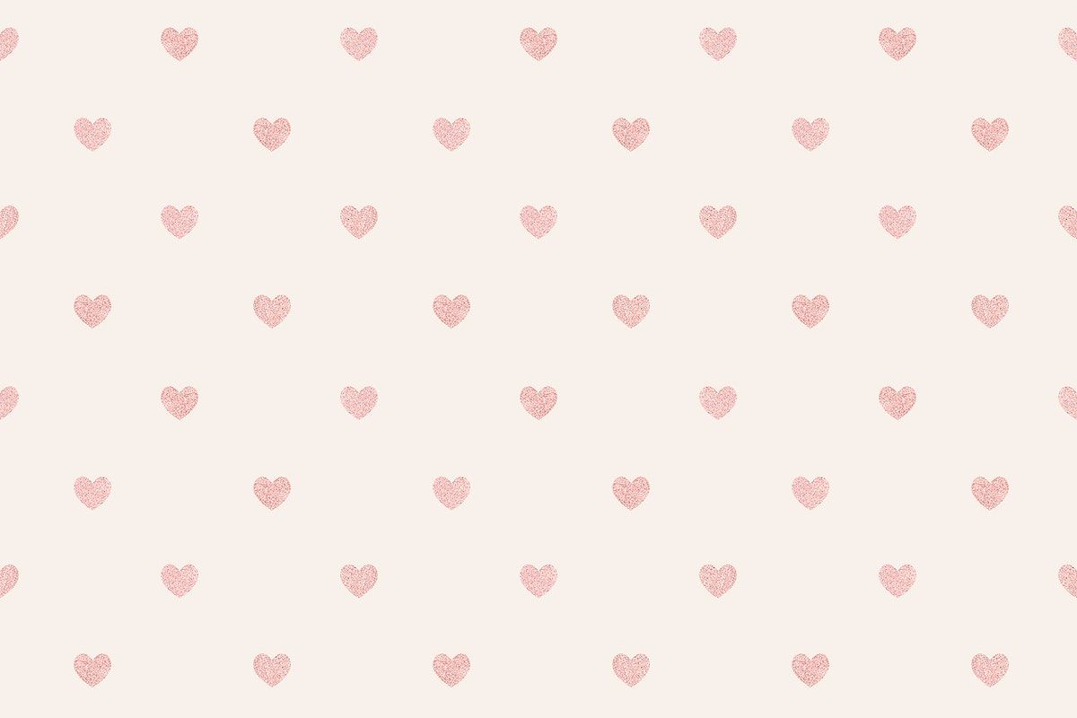 cute hearts background