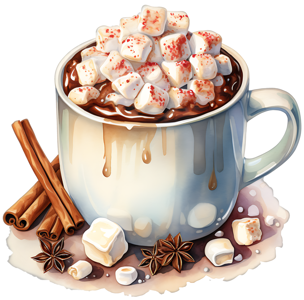 cute hot chocolate background 0013