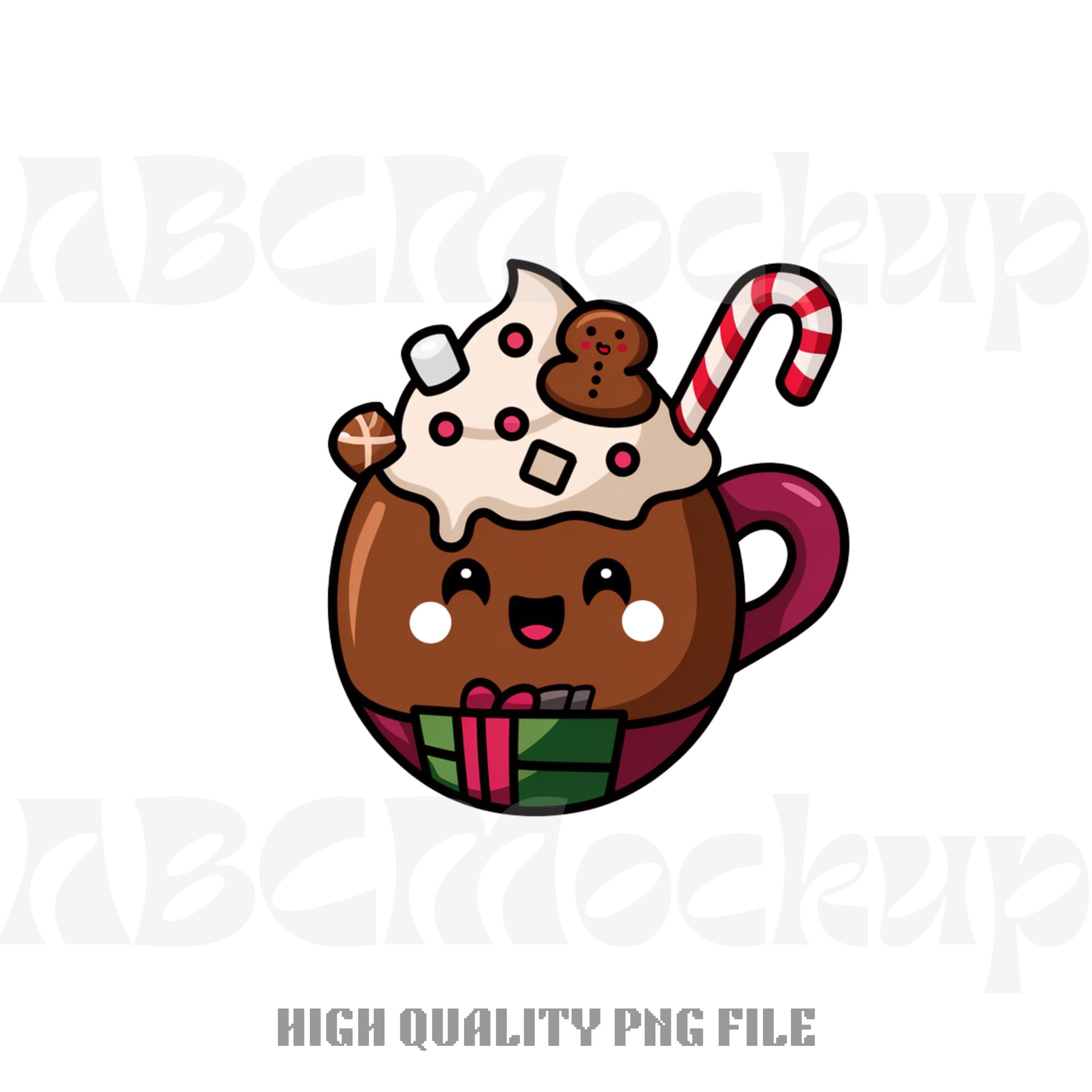 cute hot chocolate background 0019