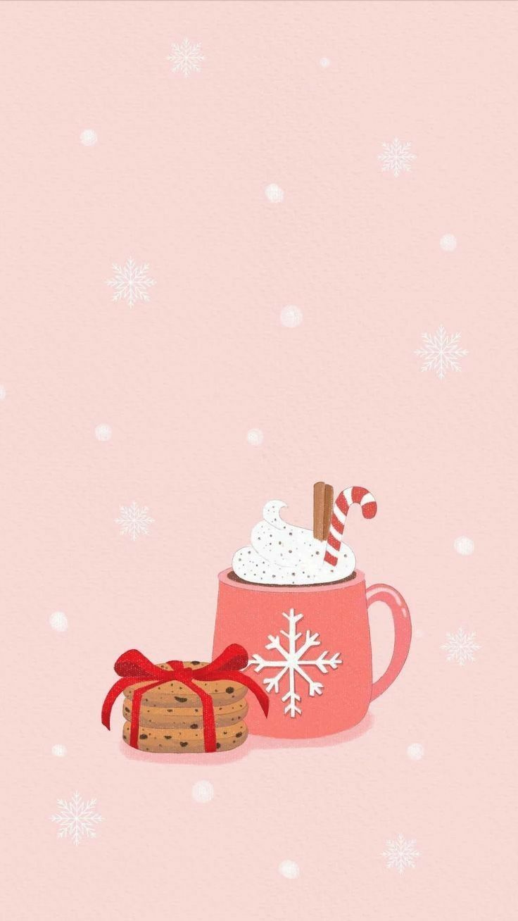 cute hot chocolate background 0022