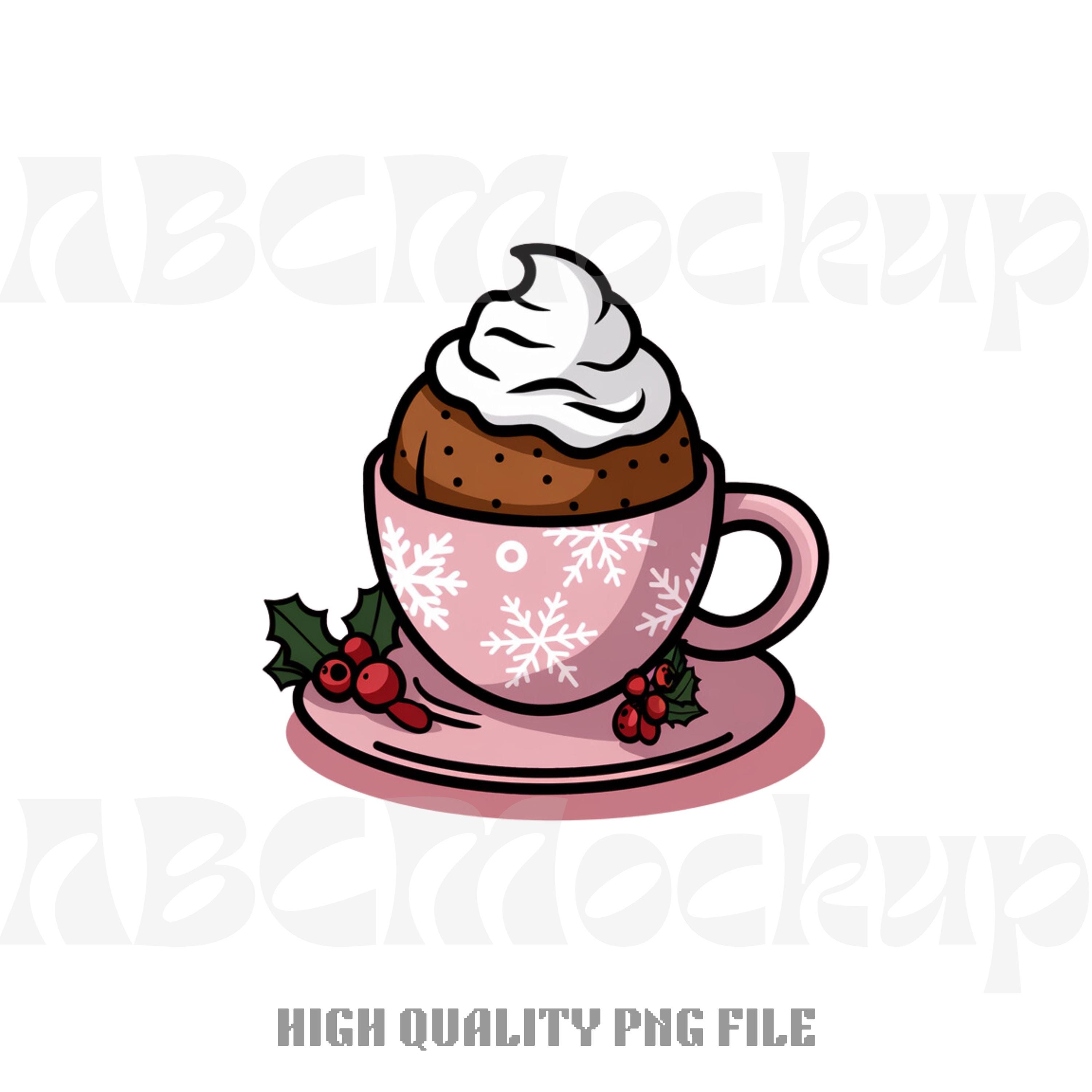 cute hot chocolate background 0030