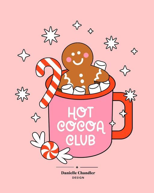 cute hot chocolate background 0033