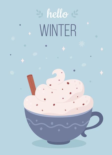 cute hot chocolate background 0039