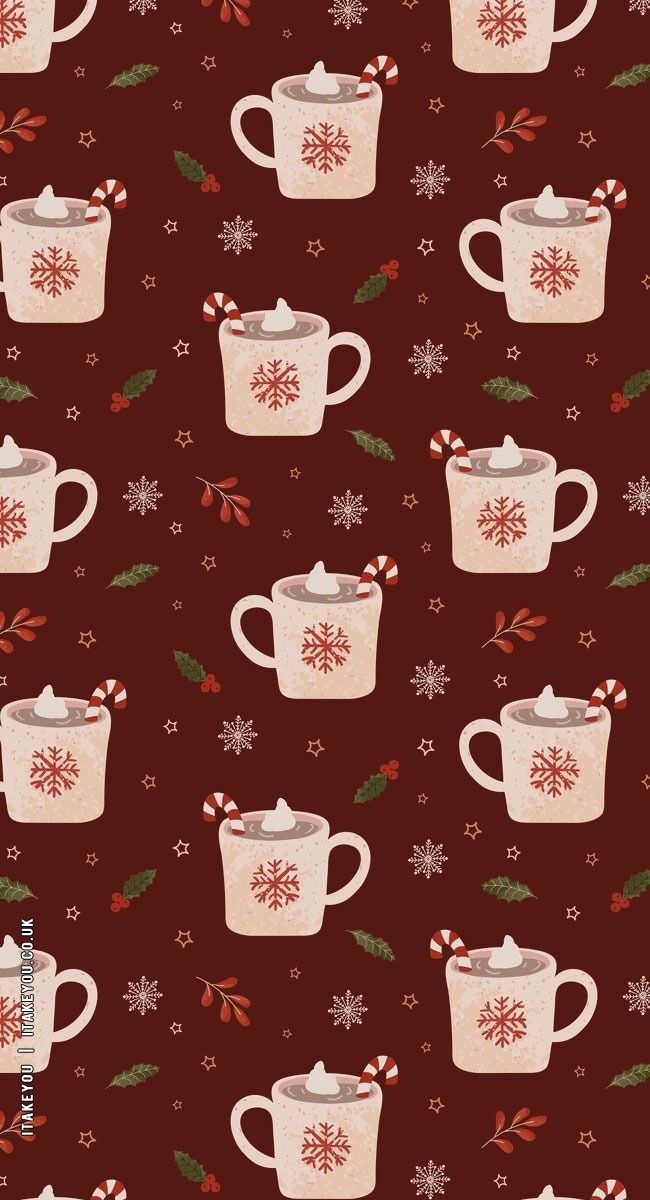 cute hot chocolate background 0042