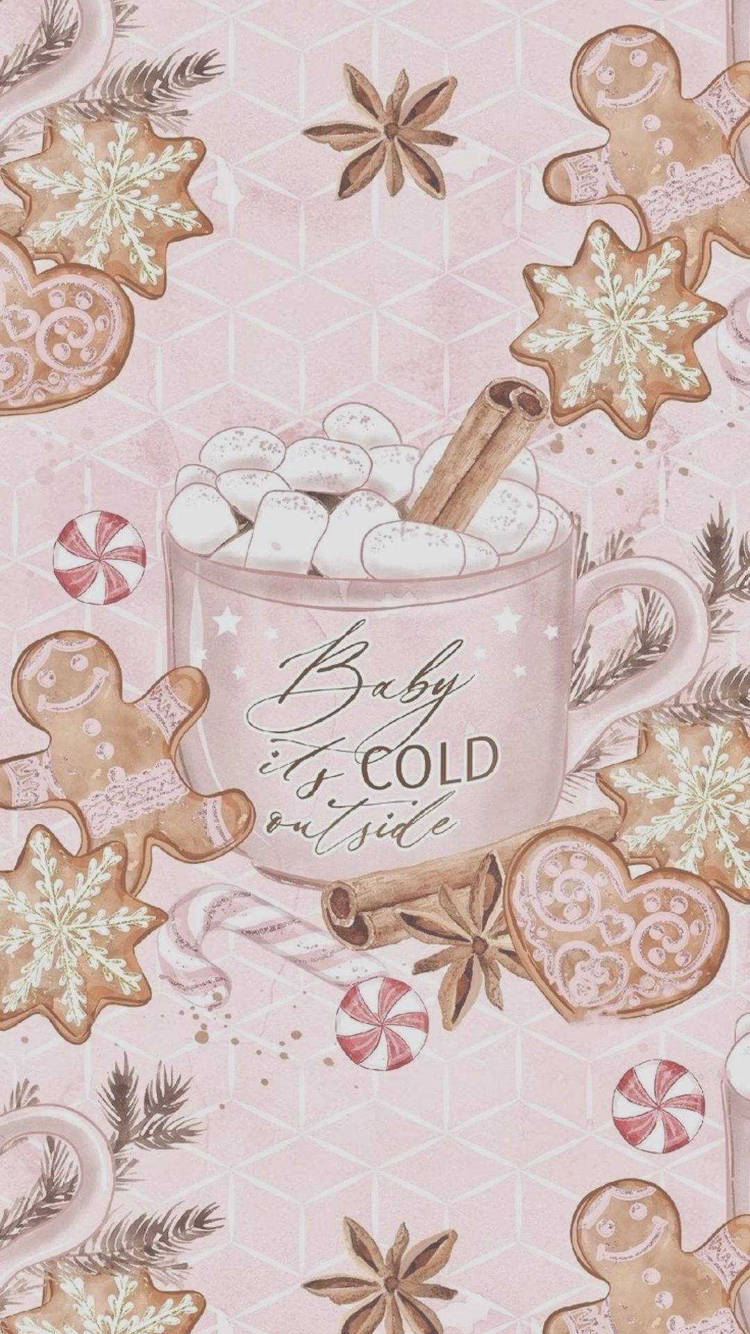 cute hot chocolate background 0065