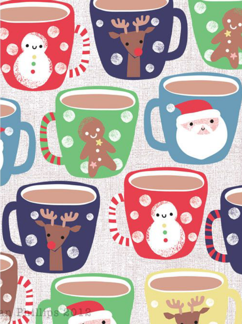 cute hot chocolate background 0080