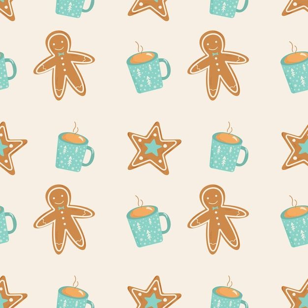 cute hot chocolate background 0081