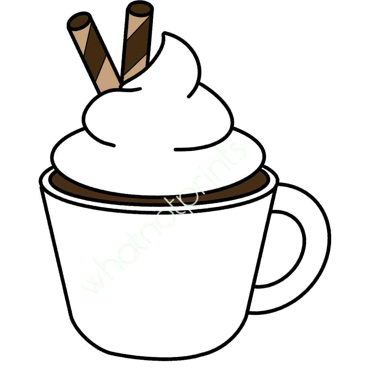 cute hot chocolate background 0084