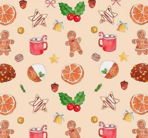 cute hot chocolate background 0087