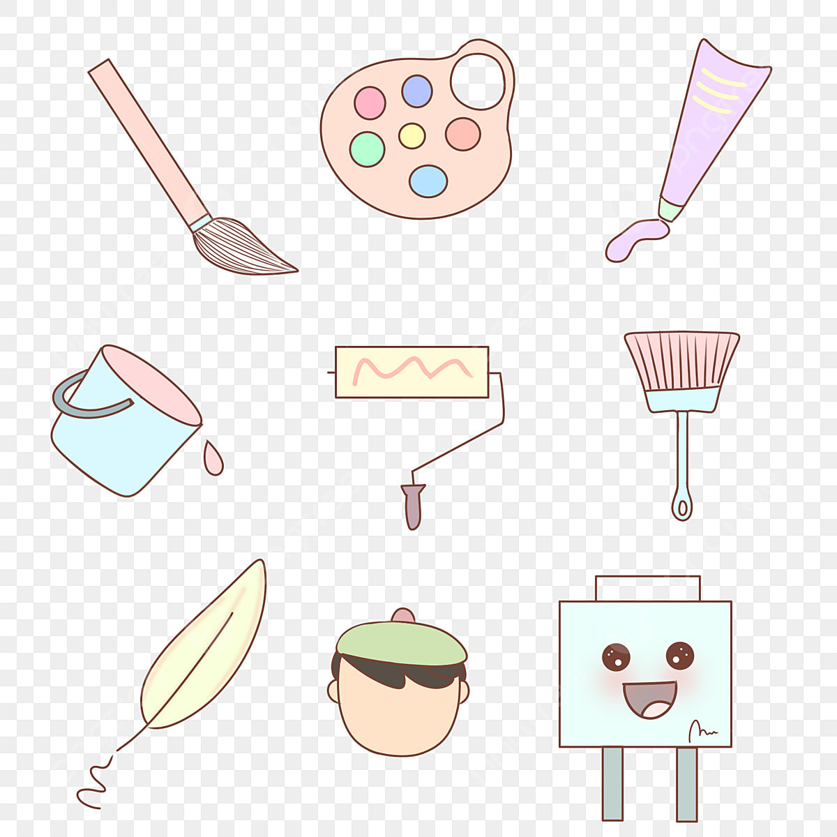 cute icons with transparent background 0014