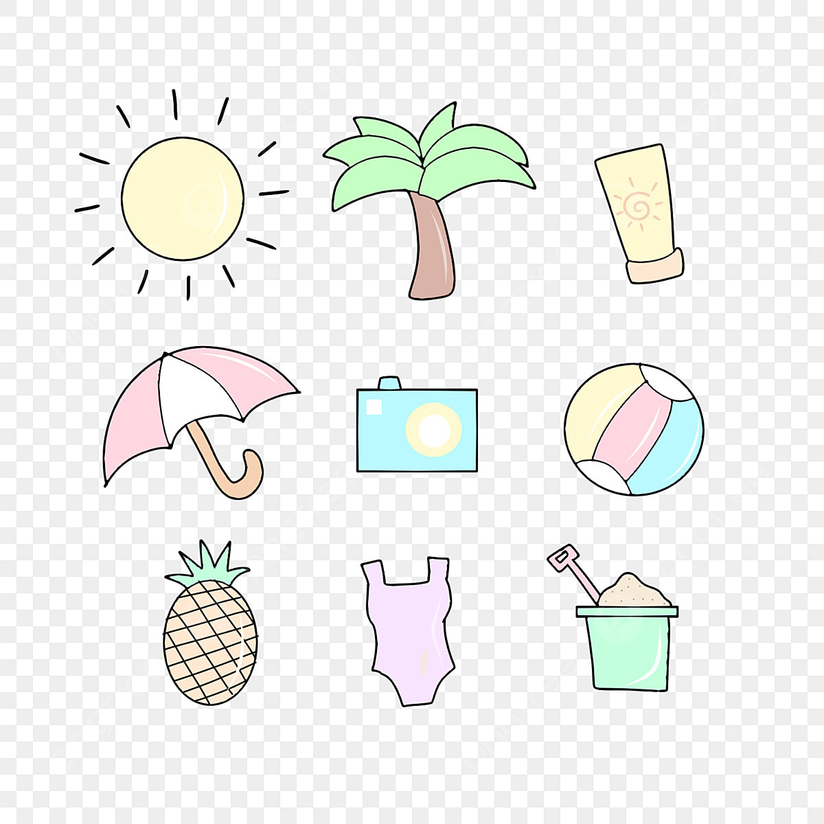 cute icons with transparent background 0023