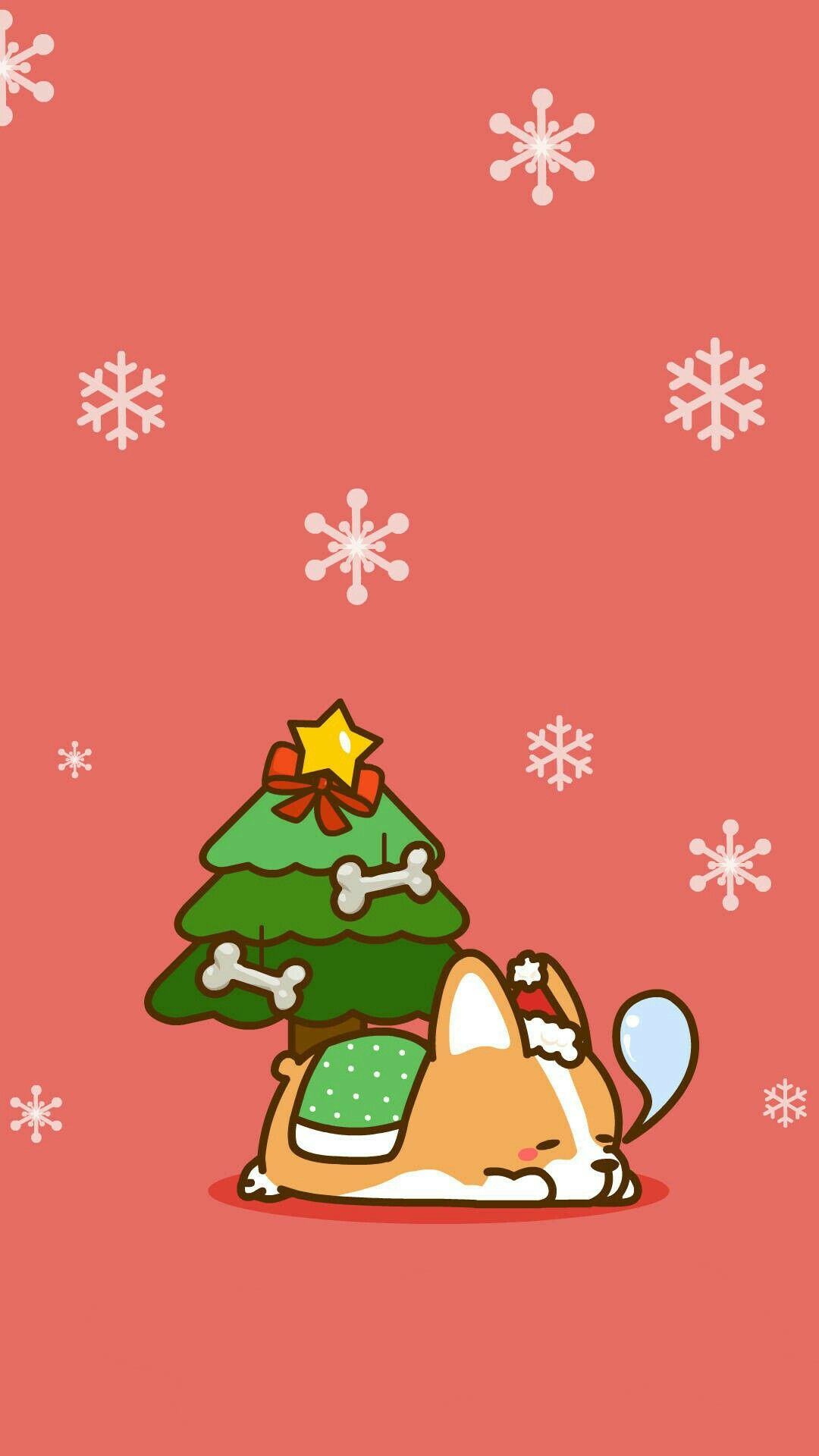 cute kawaii backgrounds for the holidays