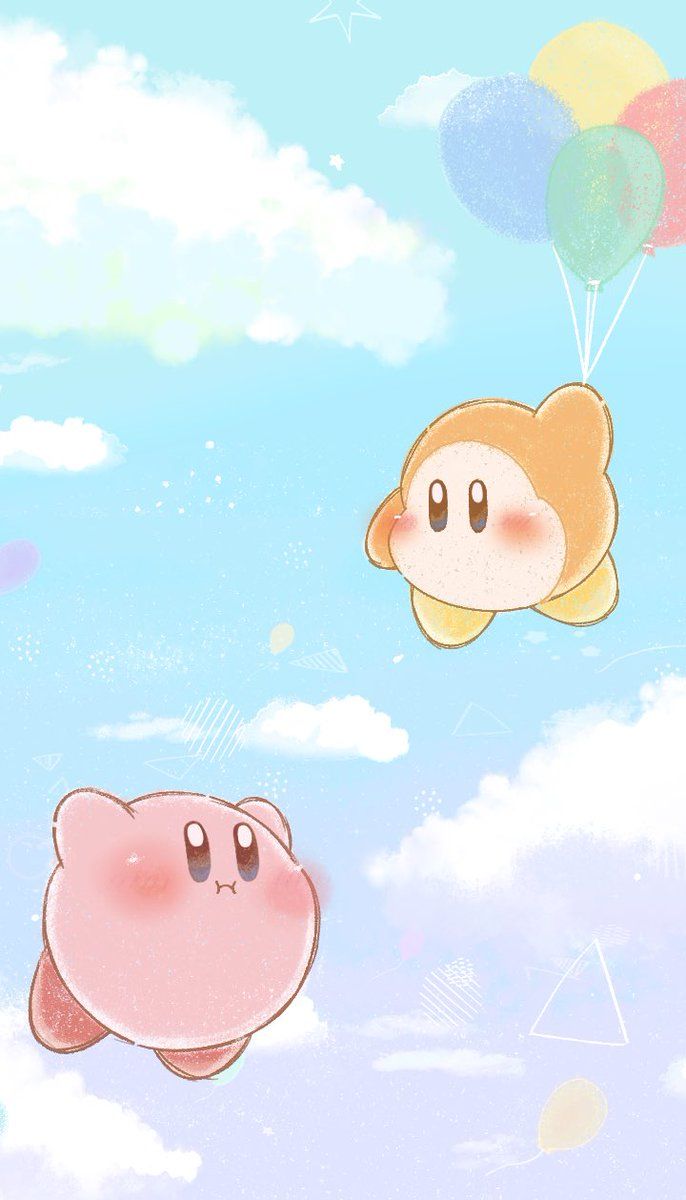 cute Kirby background 0012