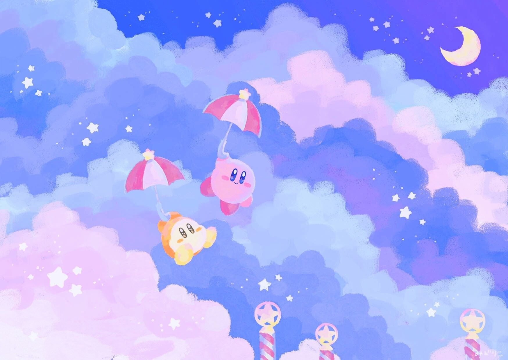 cute Kirby background 0014