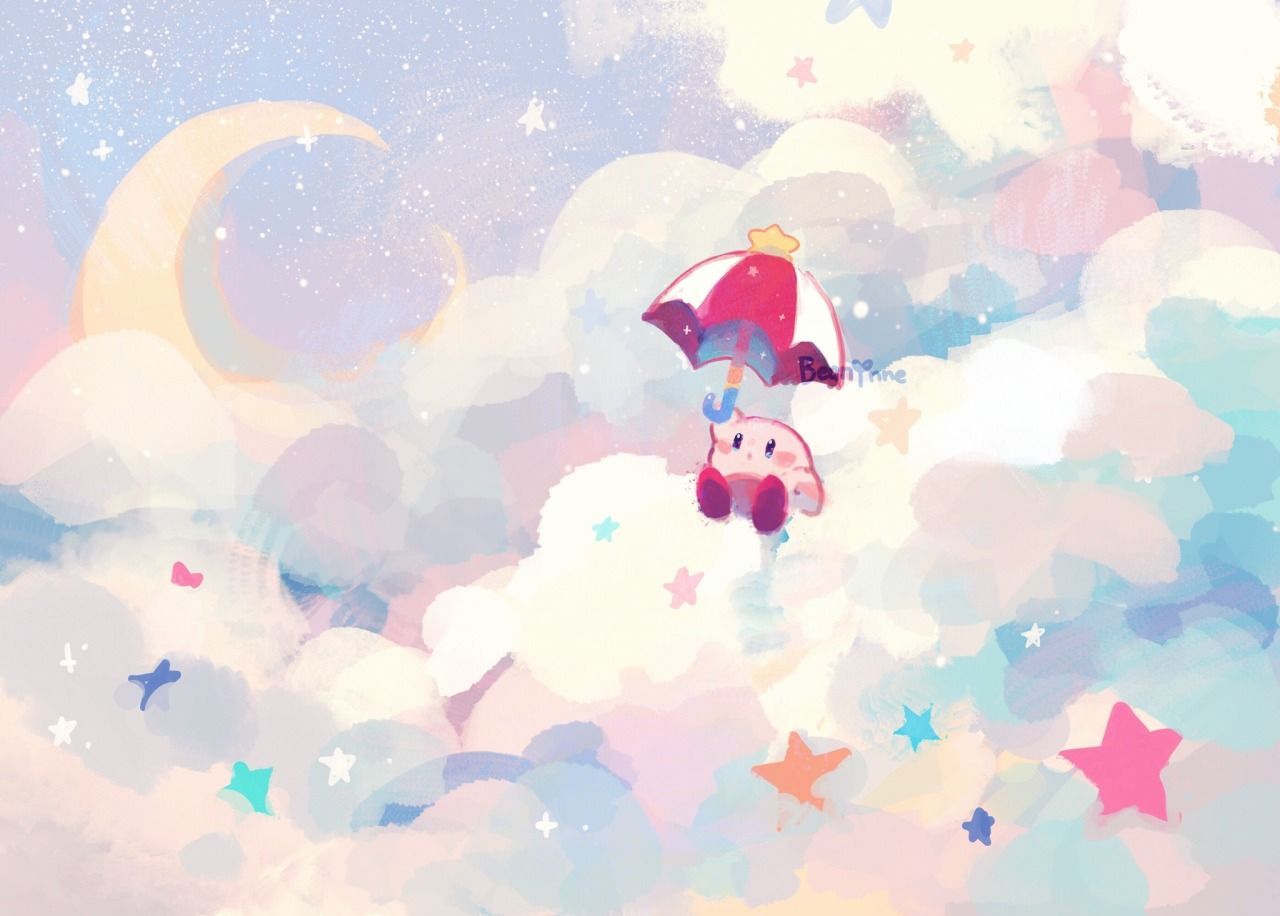 cute Kirby background 0016