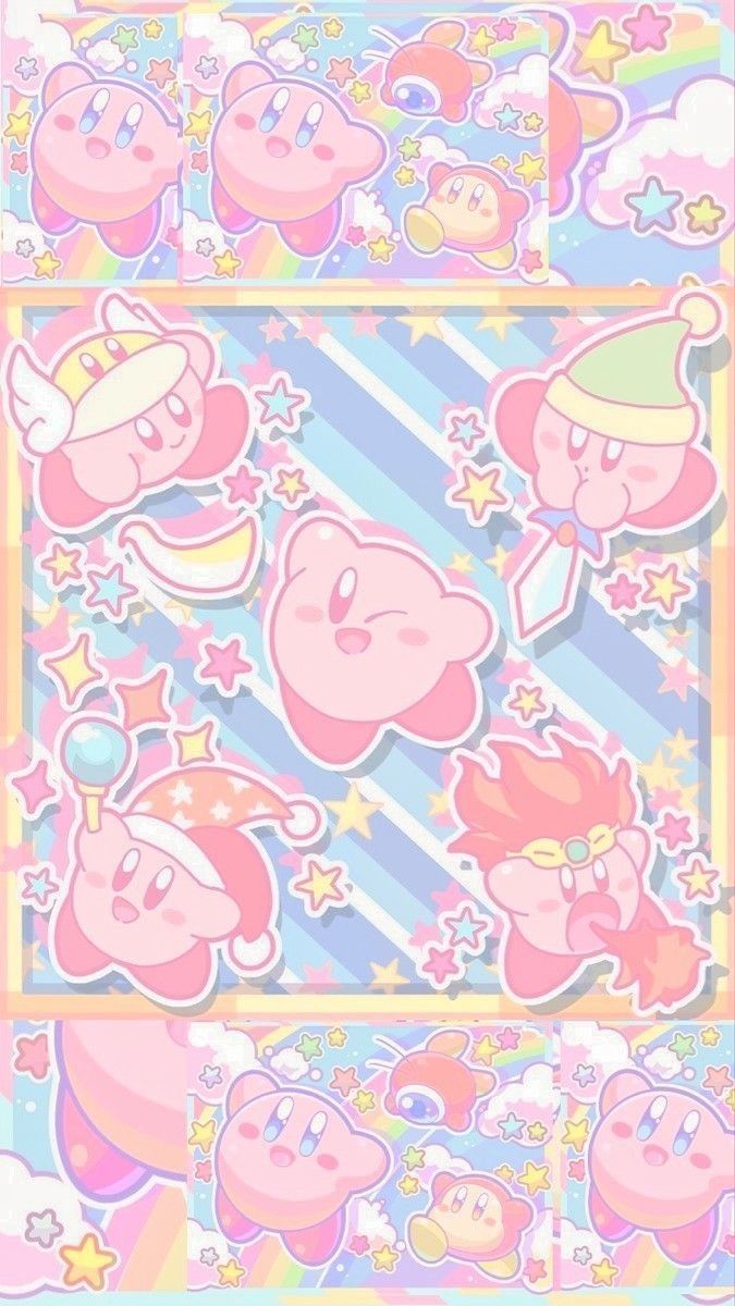 cute Kirby background 0022