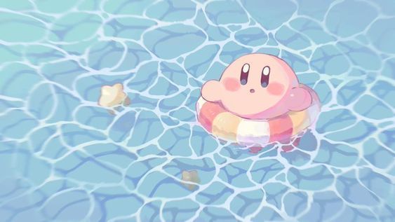 cute Kirby background 0024