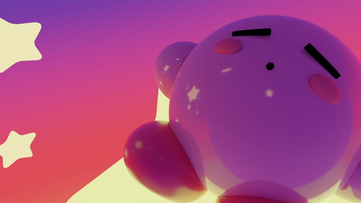 cute Kirby background 0032