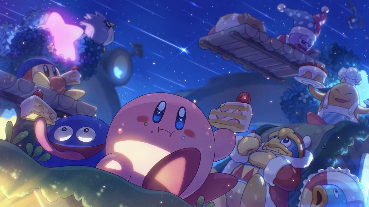 cute Kirby background 0046