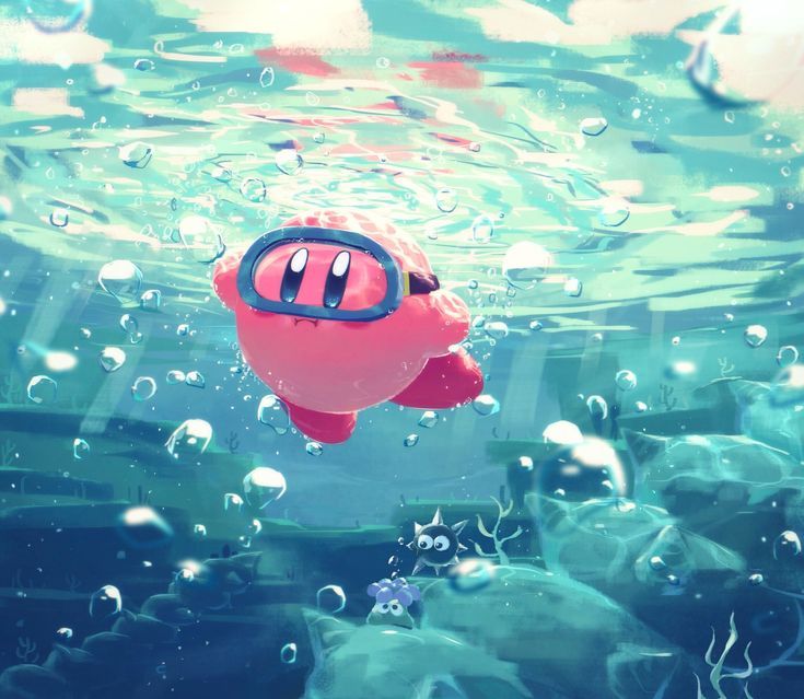 cute Kirby background 0058