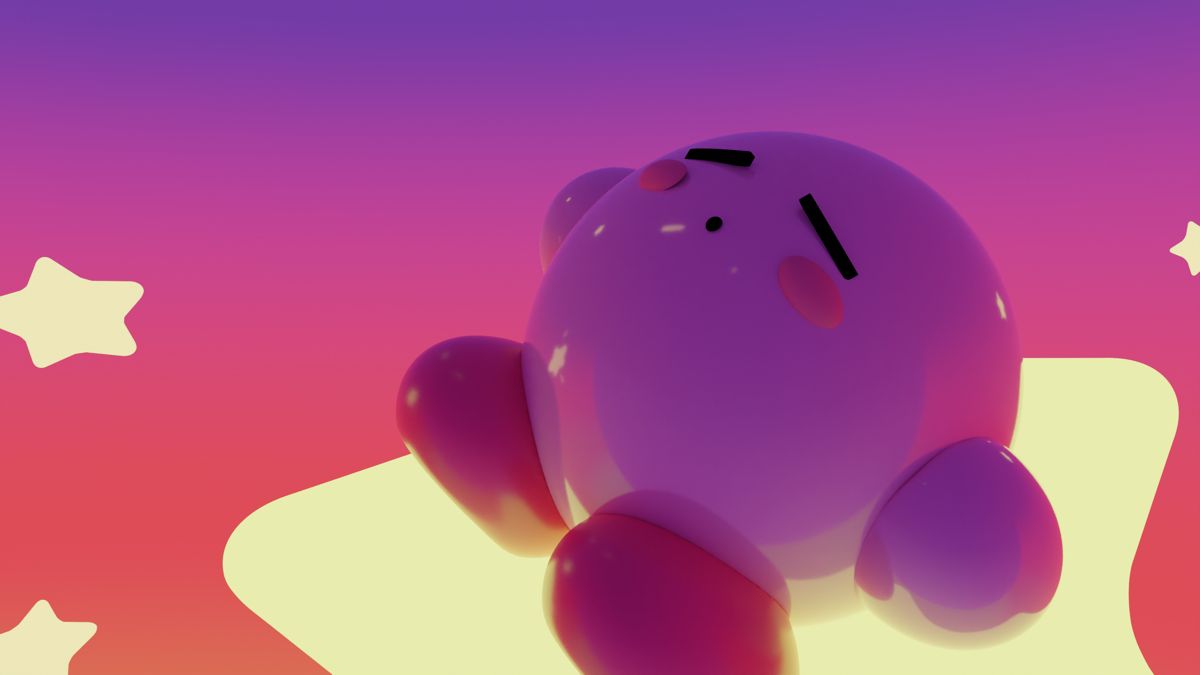 cute Kirby background 0073