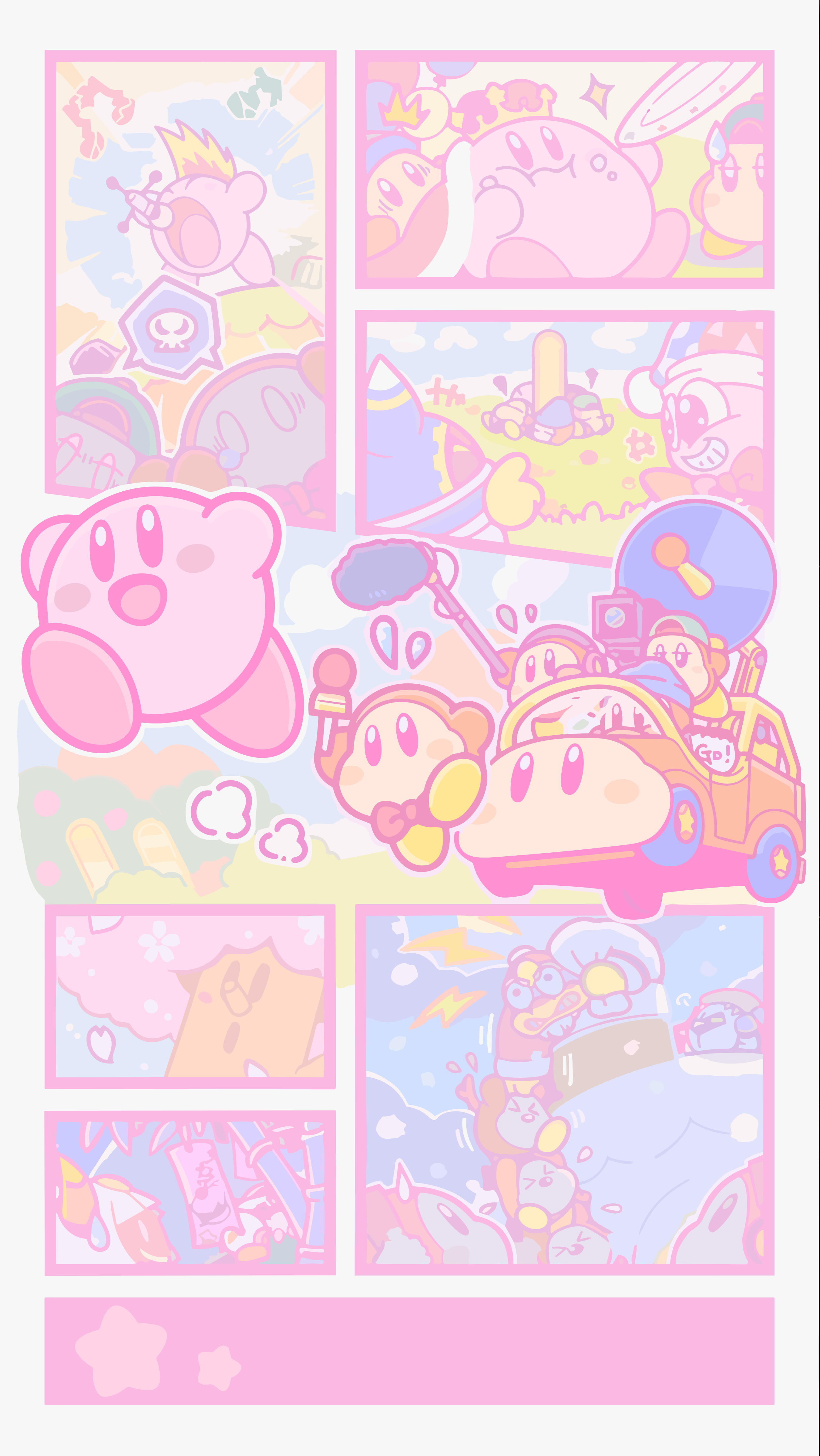 cute Kirby background 0076