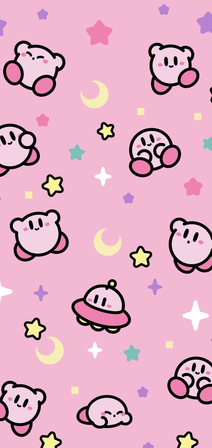 cute Kirby background 0080