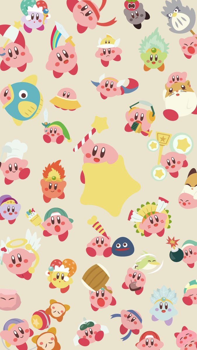 cute Kirby background 0081