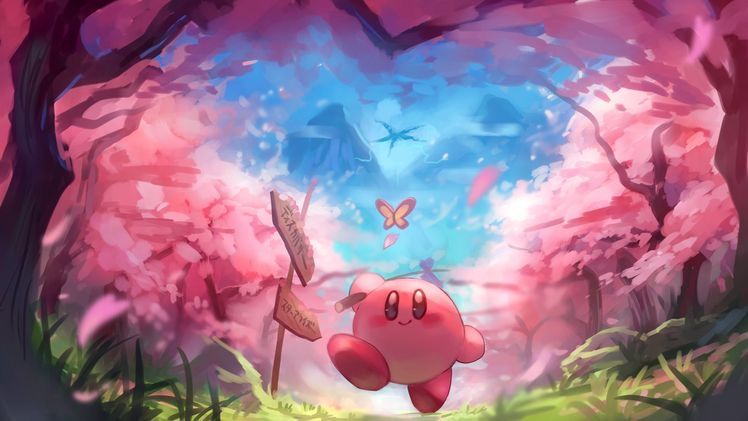 cute Kirby background 0086