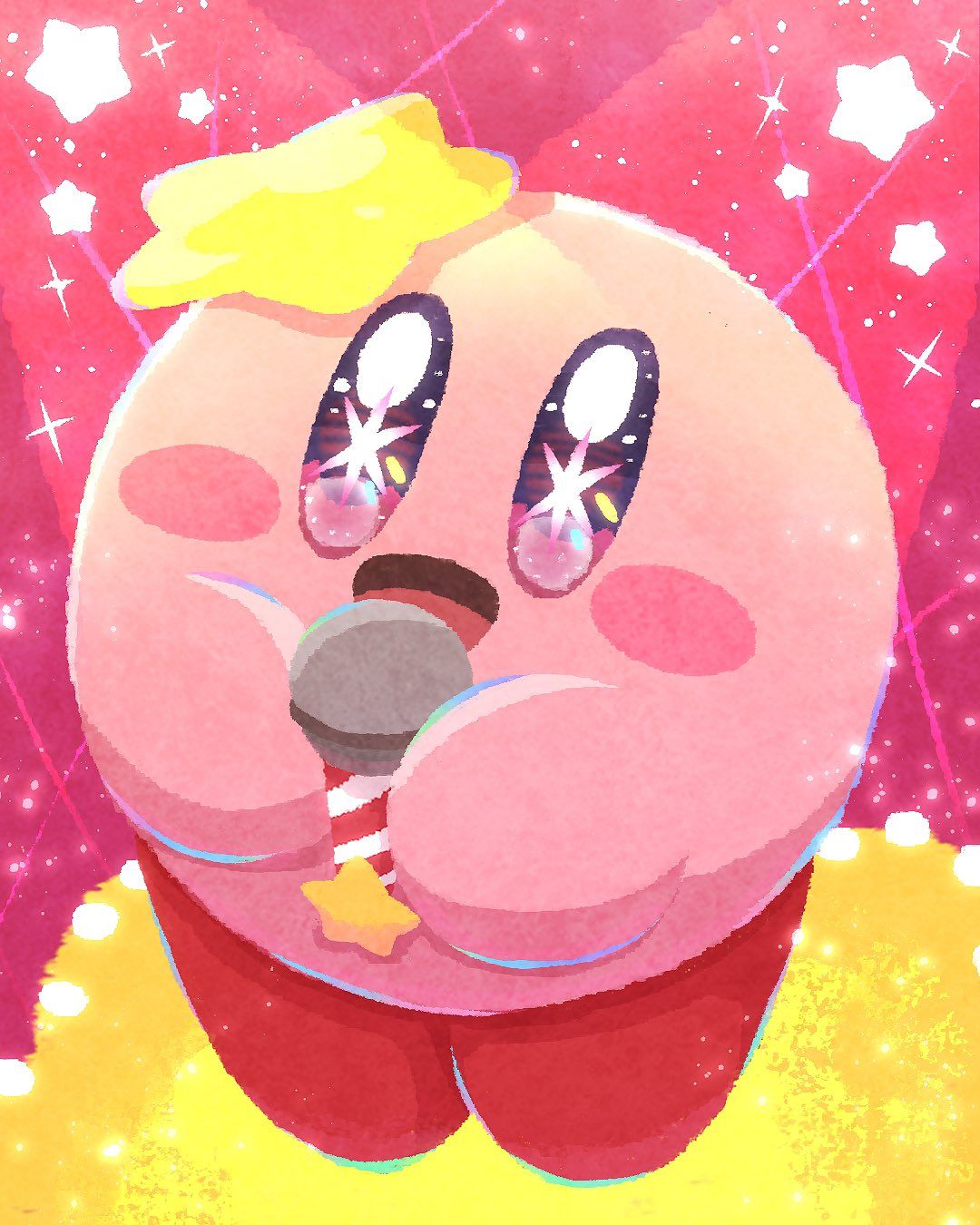 cute Kirby background 0088