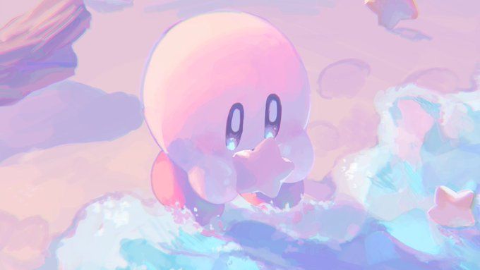 cute Kirby background 0097