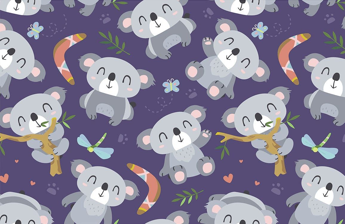 cute koala patterns for creative projects