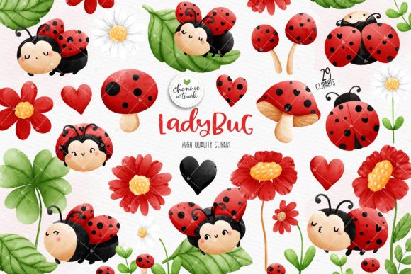 cute ladybug backgrounds 0041