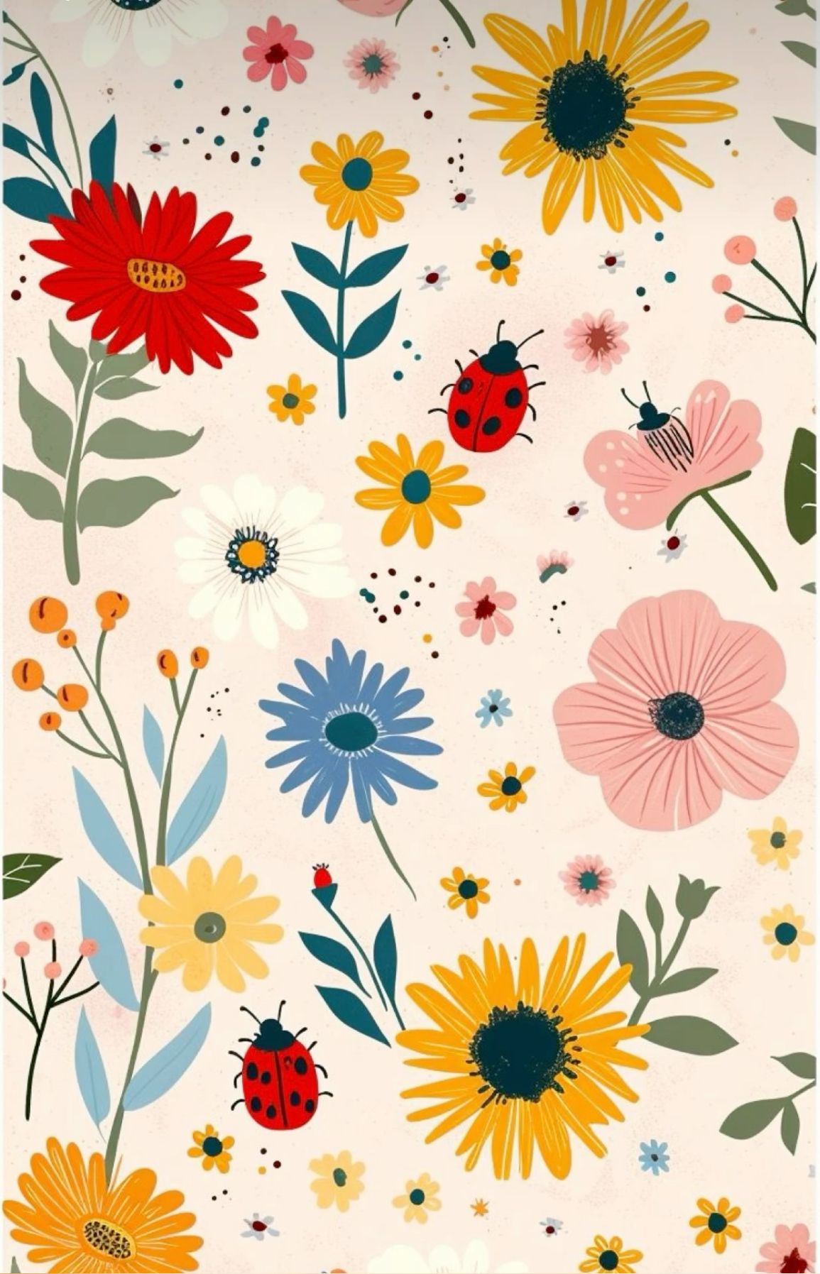 cute ladybug backgrounds 0082