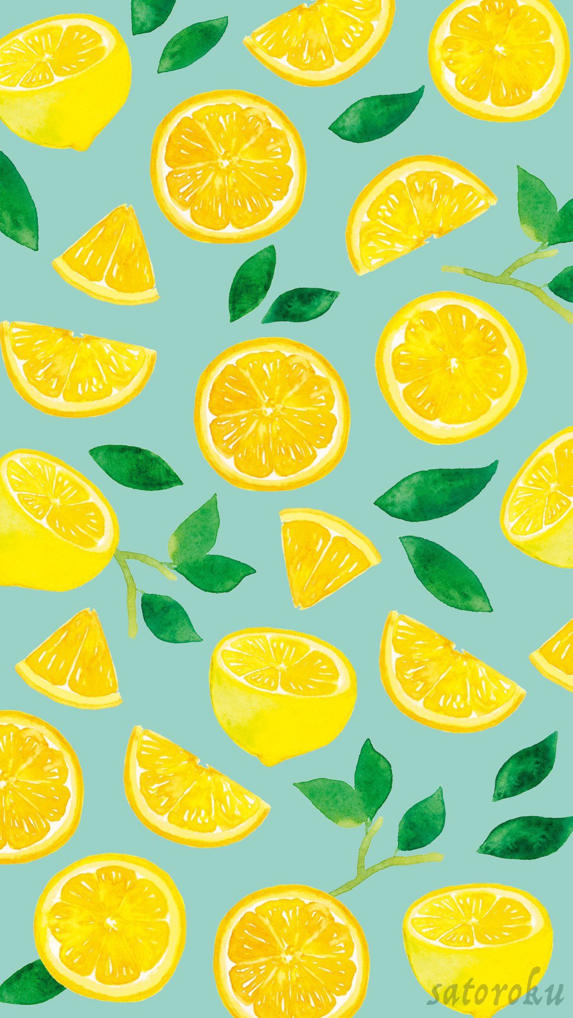 cute lemon backgrounds 0015