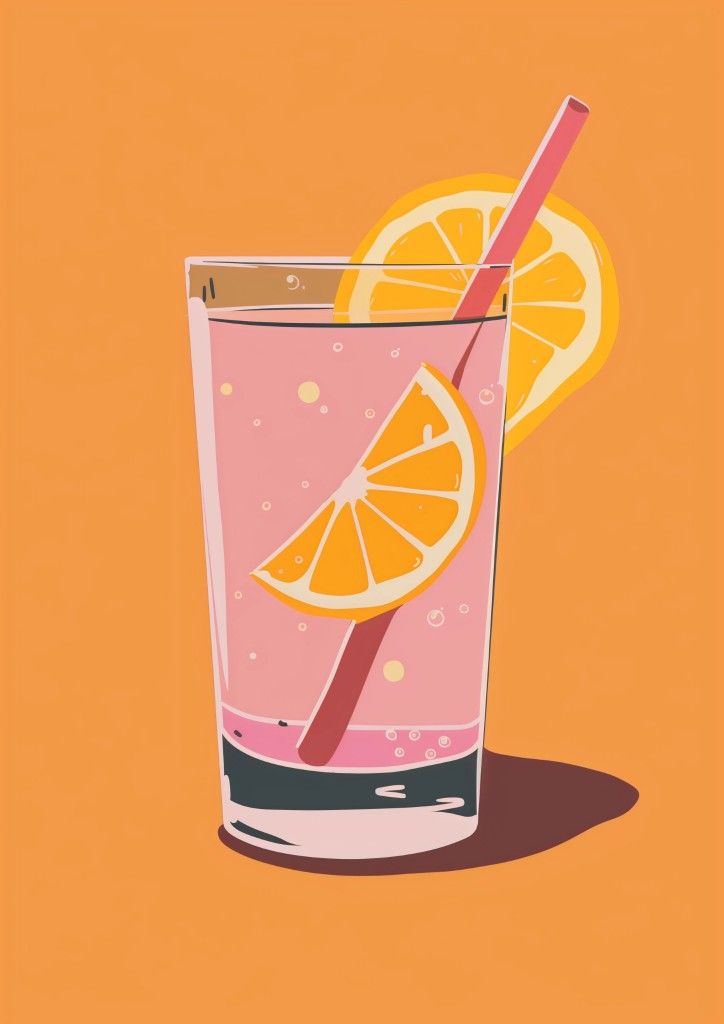 cute lemonade background 0011