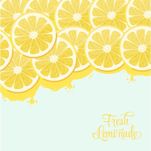 cute lemonade background 0020