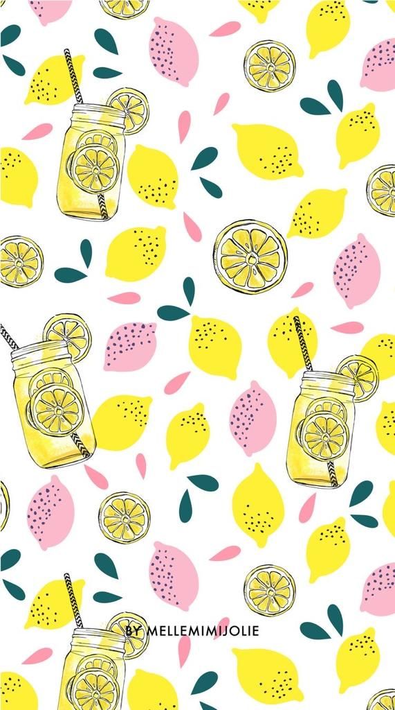 cute lemonade background 0026