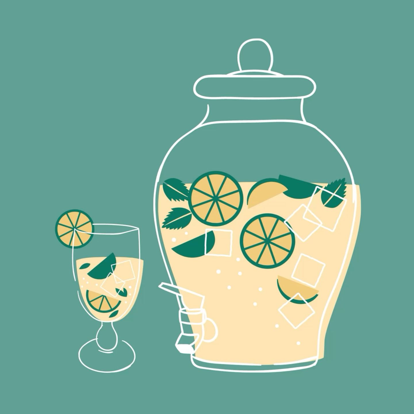 cute lemonade background 0030